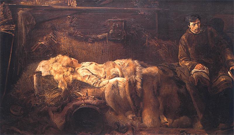 Jacek Malczewski Death of Ellenai. France oil painting art